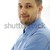 Portrait of an handsome blond man wearing a shirt looking at cam stock photo © zurijeta