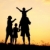 boldog · család · természet · naplemente · nő · család · világ - stock fotó © zurijeta